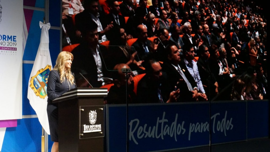 Presenta Maki Ortiz Primer Informe de Gobierno 2019