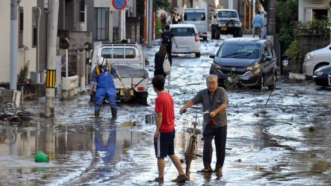 4 muertes luego del impacto del tifón Hagibis