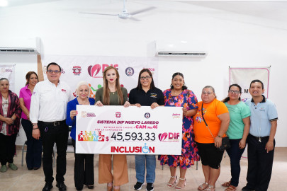 Sistema DIF Municipal continúa entrega de apoyos a CAM de Nuevo Laredo gracias al ‘Juego con Causa’ de los Tecos