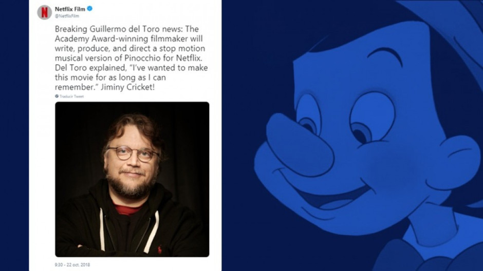 Guillermo del Toro dirigirá una versión de 'Pinocho' en stop-motion para Netflix