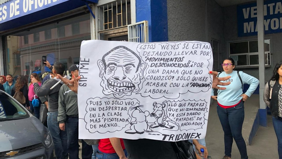 Paran labores obreros del sindicato SITPME 
