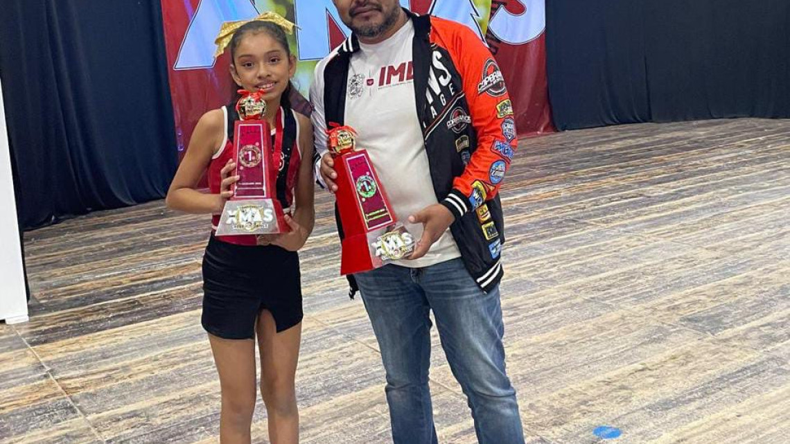 Brillan gimnastas en competencia regional con el apoyo de Carlos Peña Ortiz