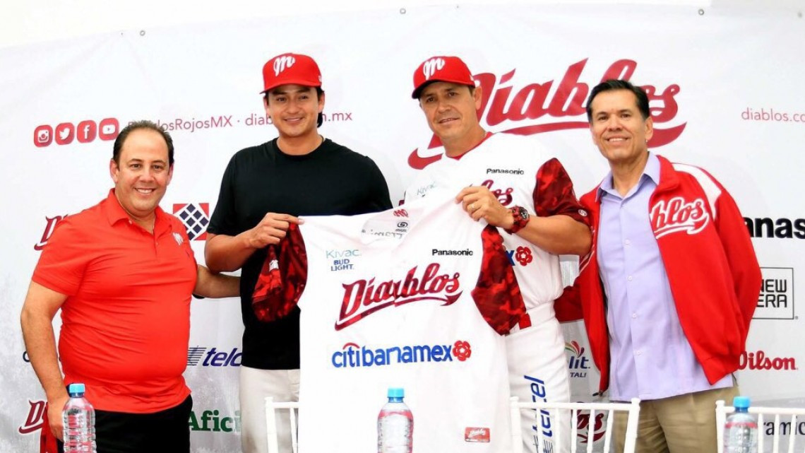 Presenta Diablos Rojos a Luis Alonso Mendoza como refuerzo
