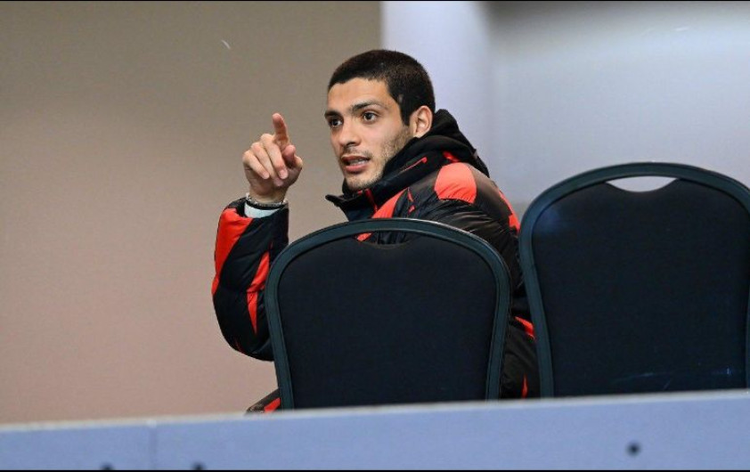 Raúl Jiménez, presente en el entrenamiento de Wolverhampton