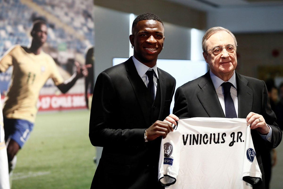 Real Madrid presenta al brasileño Vinicius Jr.