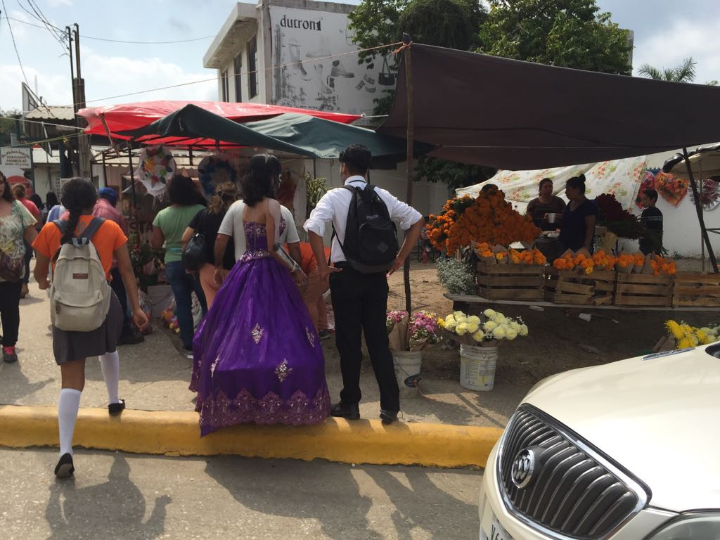 La "catrina" en cementerios del sur de Tamaulipas