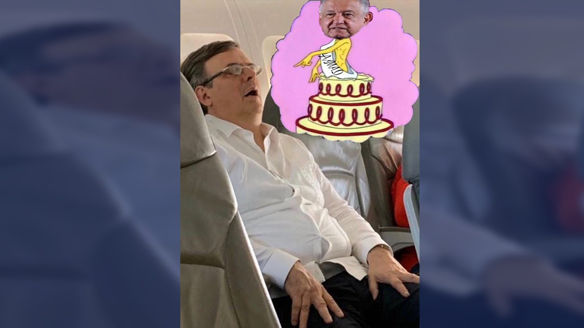 Los mejores memes de Marcelo Ebrard dormido