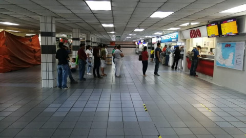 A pesar de la contingencia la gente sigue viajando