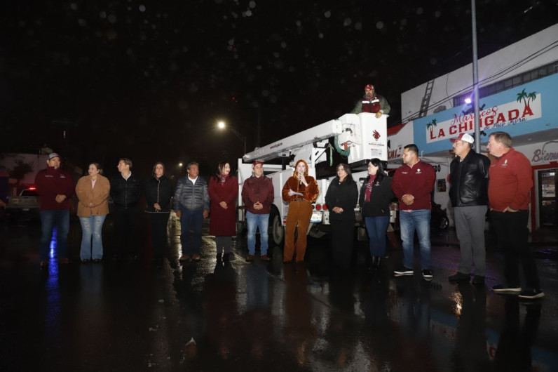 Inicia Nuevo Laredo Se Prende Etapa 2; Mejorará Gobierno iluminación al oriente 