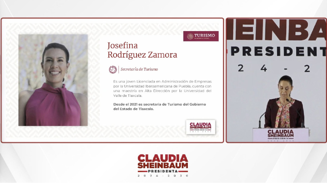 Claudia Sheinbaum presenta a sus secretarios de Cultura, Turismo y Trabajo