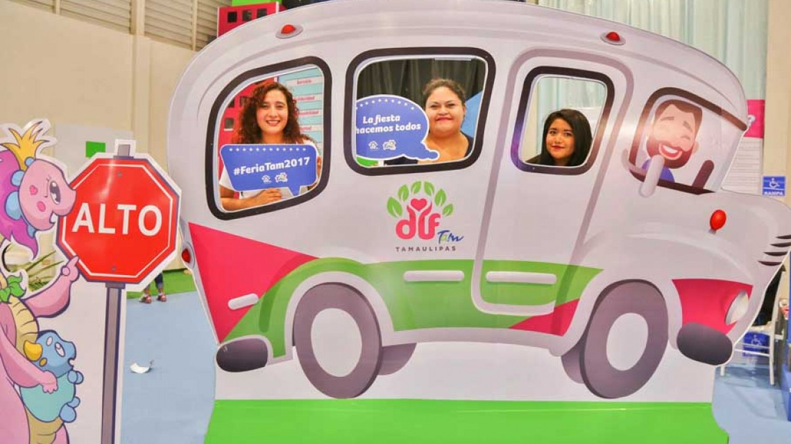 Disfrutan ciudadanos participación de DIF Tamaulipas en Feria Tam 2017