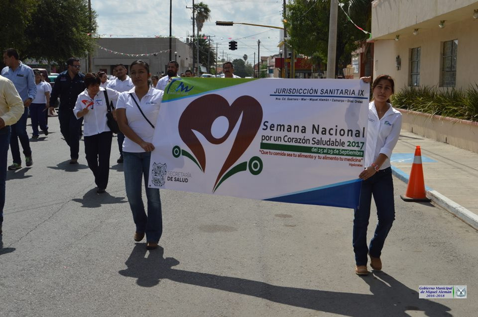 Inicia semana nacional "Corazón Saludable" en Miguel Alemán