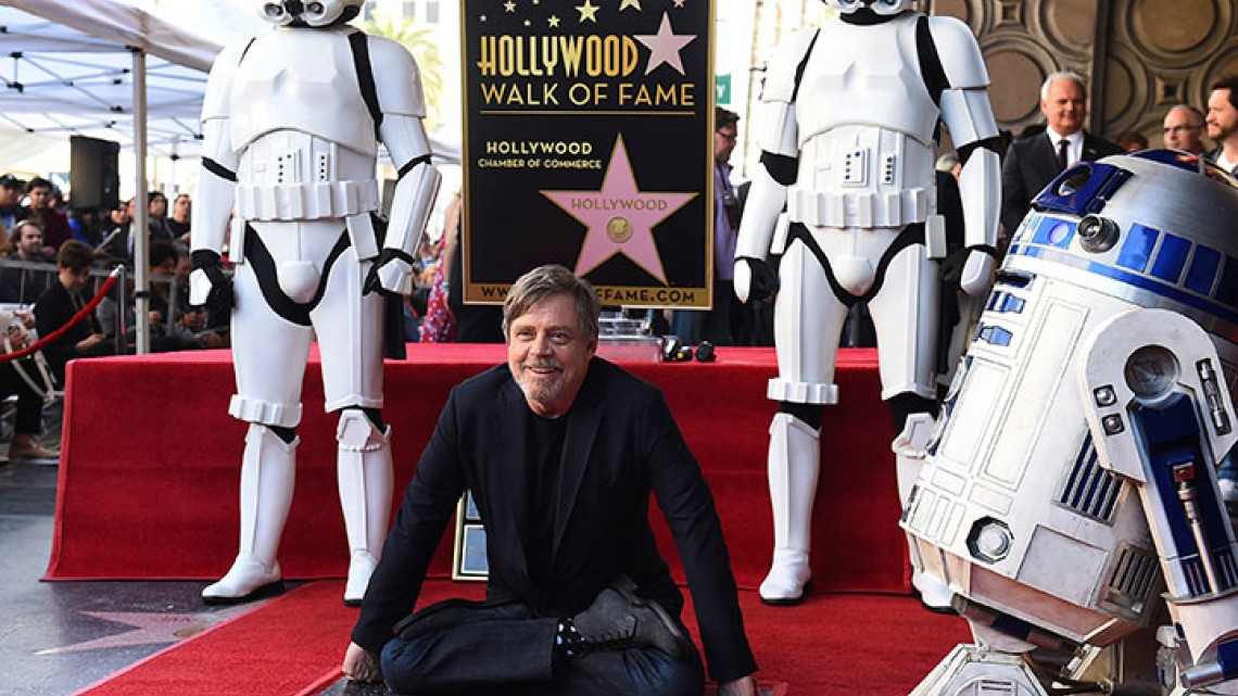 Devela Mark Hamill estrella en Hollywood