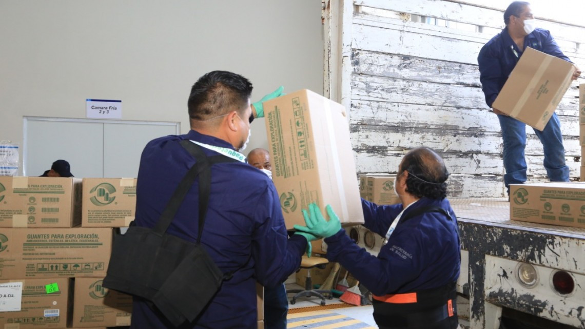 Distribuye Gobierno de Tamaulipas insumos para personal de Salud en Tamaulipas
