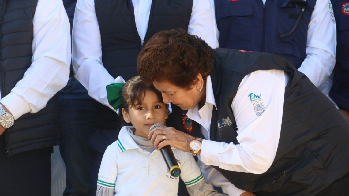 Construyen de Comedor Escolar en jardín de niños Benito Juárez 