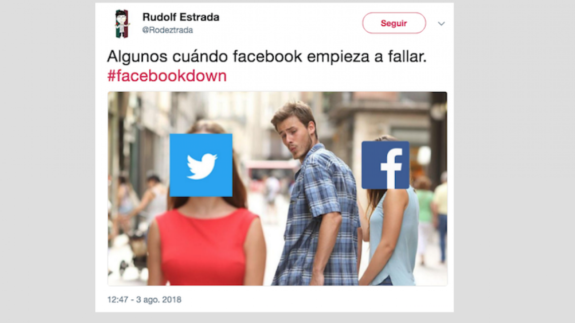 Reportan nueva caída de Facebook