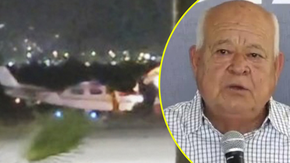 Gobernador de BCS sale ileso tras accidente aéreo