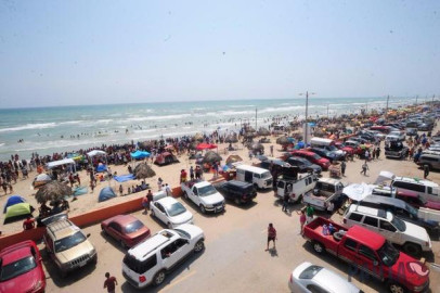 Más de 7 mil autos entraron a Playa Bagdad 