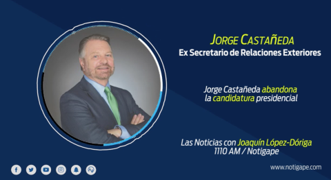 Jorge Castañeda abandona candidatura presidencial