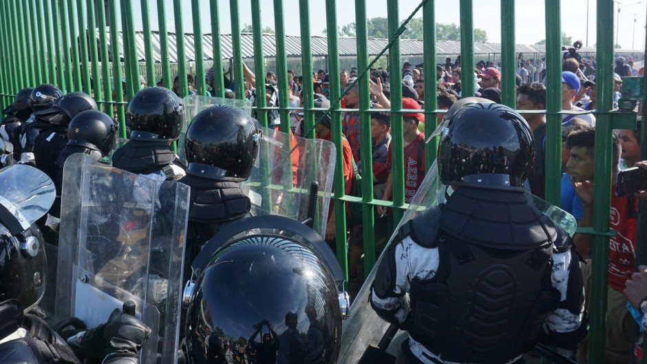 Aplaude EU a México por contención de migrantes en frontera con Guatemala 