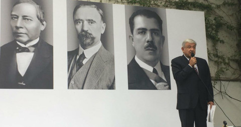 AMLO concentrado en cinco ejes