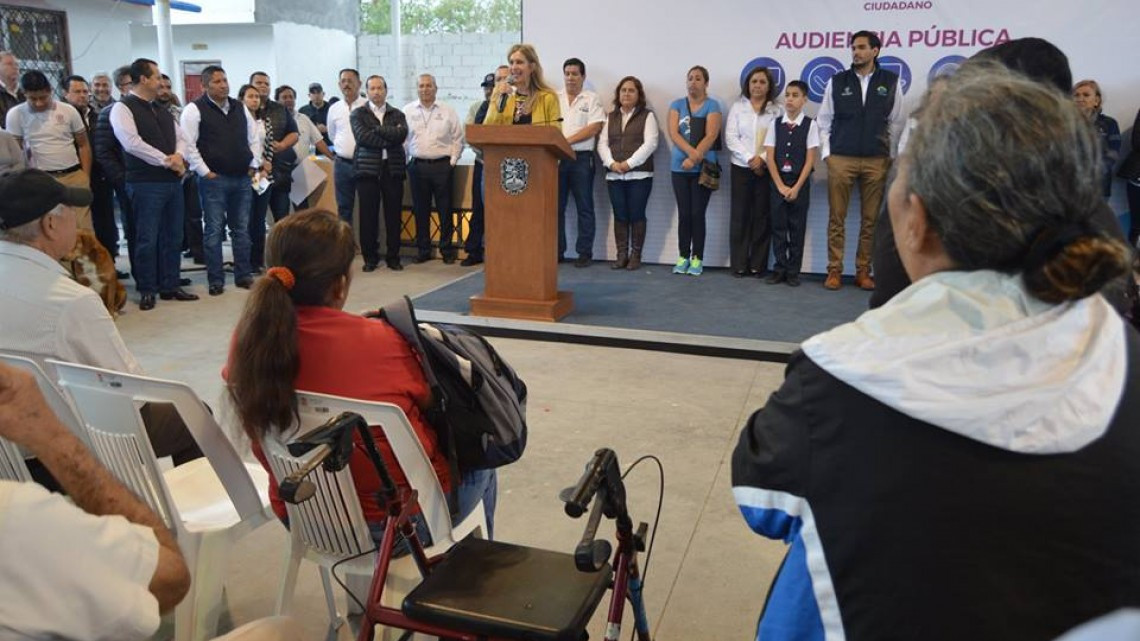 Realizan Audiencia Pública en col. Luis Donaldo Colosio