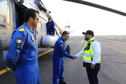 Gestionado por Américo, helicóptero de la SEDENA combatirá incendio forestal 