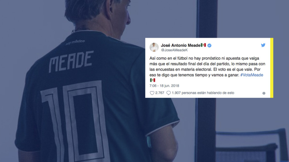 En futbol no hay pronóstico que valga, lo mismo pasa con encuestas: Meade