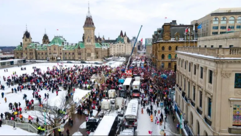 Manifestantes aceptan reabrir puente fronterizo Canadá-Estados Unidos
