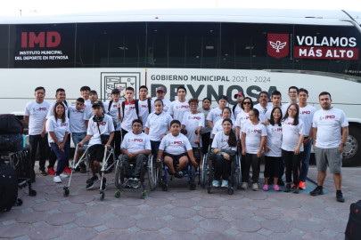Con apoyo del Gobierno de Reynosa viajó equipo de Deporte Adaptado a Paraolimpiada Estatal