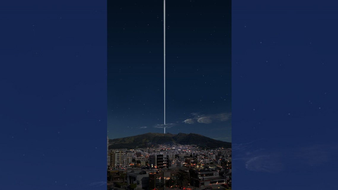 Así sería la Tierra con los anillos de Saturno