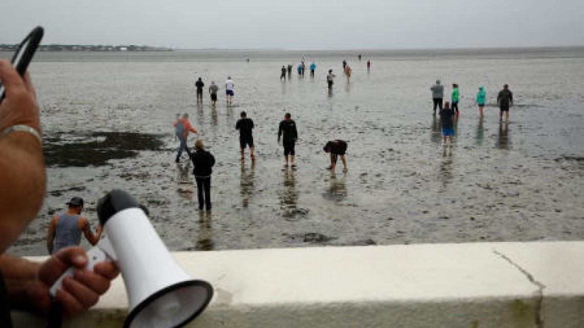El mar se fue con la llegada de Irma
