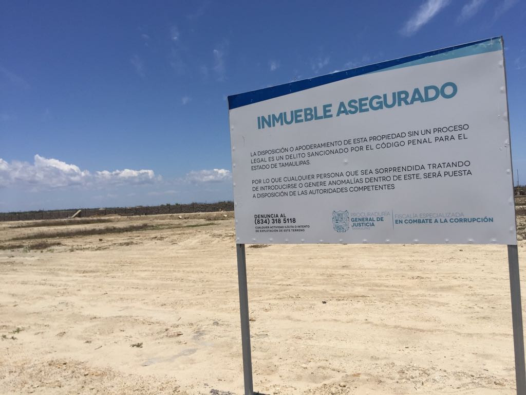 Delimita la API terreno que colinda con el expropiado a “Geño”