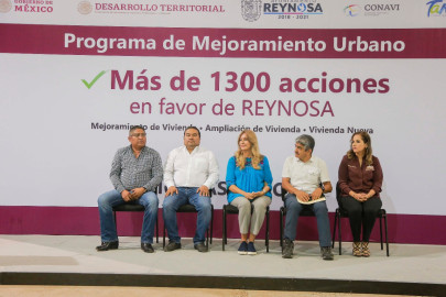 Firman Gobierno de Reynosa y CONAVI acuerdo de mejoramiento urbano