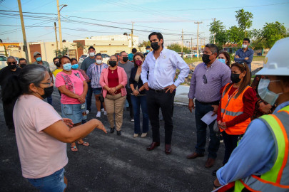 Continúa la transformación de Reynosa, Presidente Municipal Carlos Peña Ortiz, verifica obras en proceso