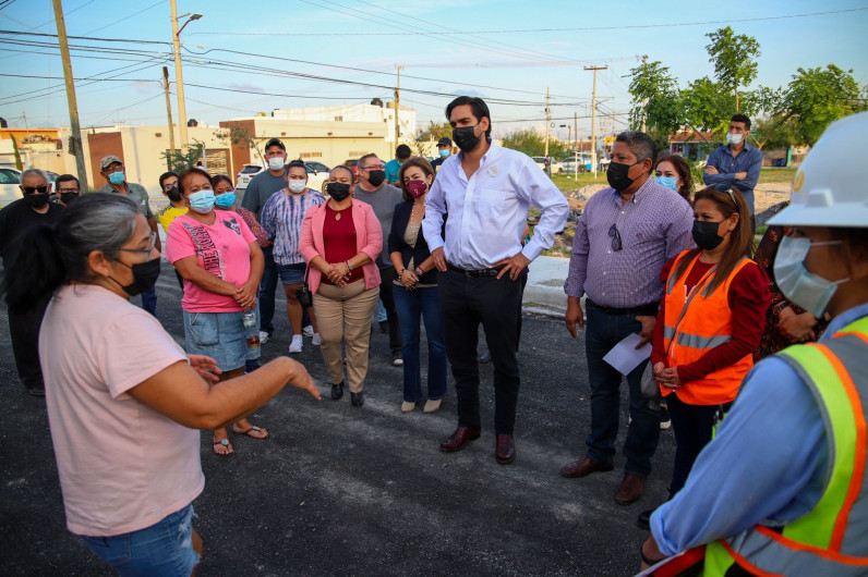 Continúa la transformación de Reynosa, Presidente Municipal Carlos Peña Ortiz, verifica obras en proceso