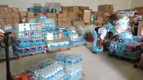 Reúne Tamaulipas más de 70 toneladas de víveres