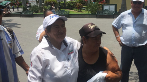 Peraza Guerra aseguró que no la bajarán de la contienda electoral