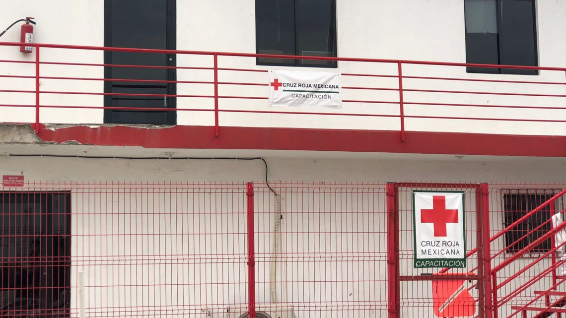 Invita Cruz Roja a redondear para construir área de simulación.