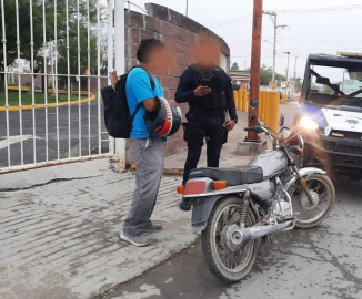 Operativo "Moto Segura" identifica motocicleta con reporte de robo 