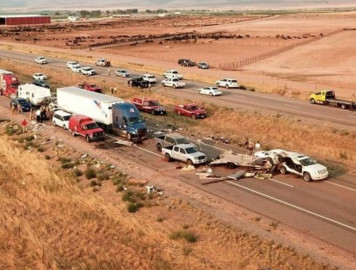 Choque múltiple en Utah deja ocho muertos