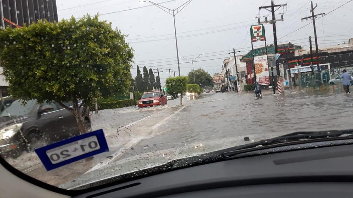 Lluvias dejan inundaciones en Matamoros 