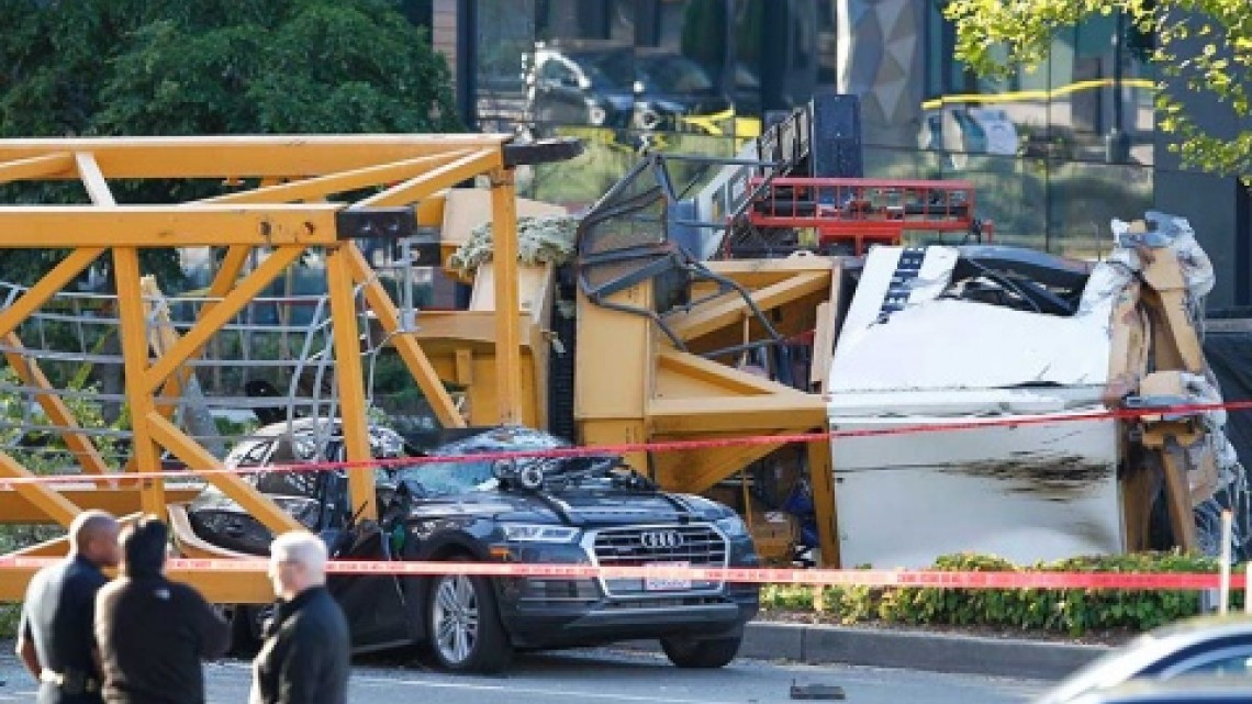 4 muertos tras caída de grúa en Seattle