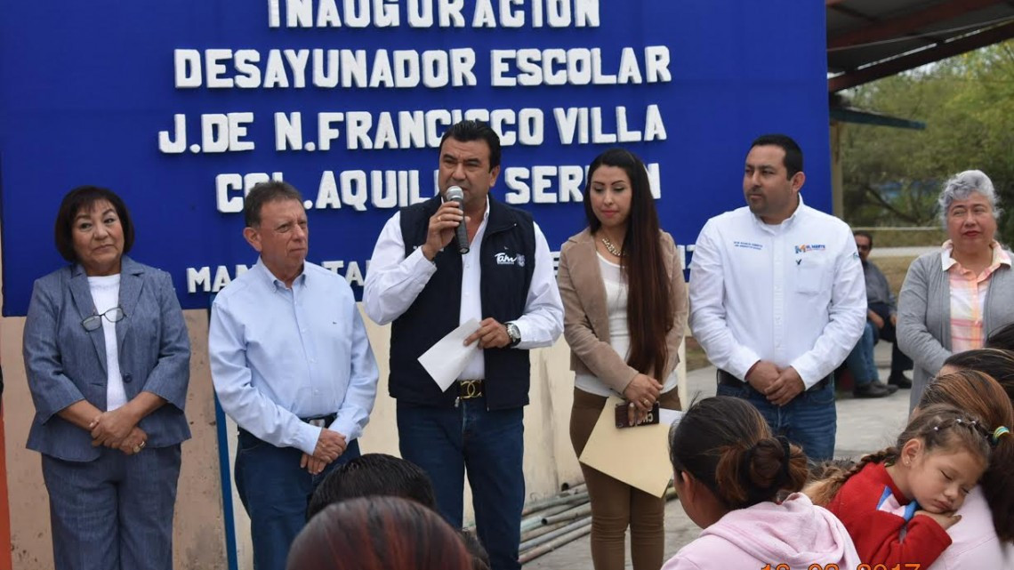 Alcalde e ITIFE inauguran desayunador en jardín de niños