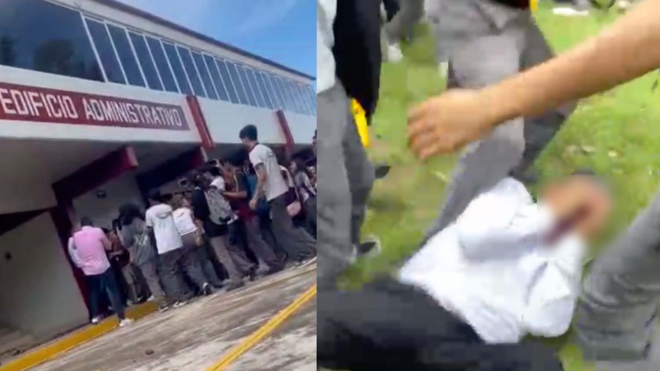 Protesta estudiantil en CETis 78 termina en disturbios y suspensión de clases presenciales