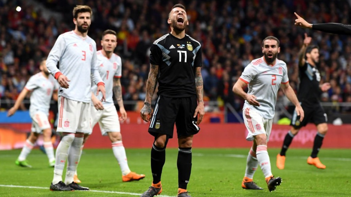 Noche triste para Argentina, España lo golea 6-1