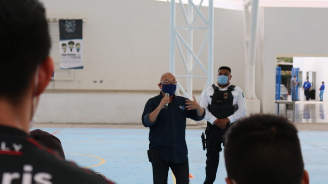 Realiza SSP actividades del programa ‘‘Prevención Juvenil’’ en la colonia Aquiles Serdán