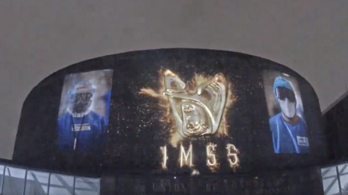 IMSS presenta el “Mural a los héroes de la salud” 