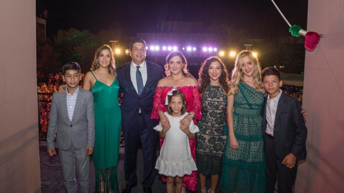 Gobernador de Tamaulipas da el "Grito de Independencia”