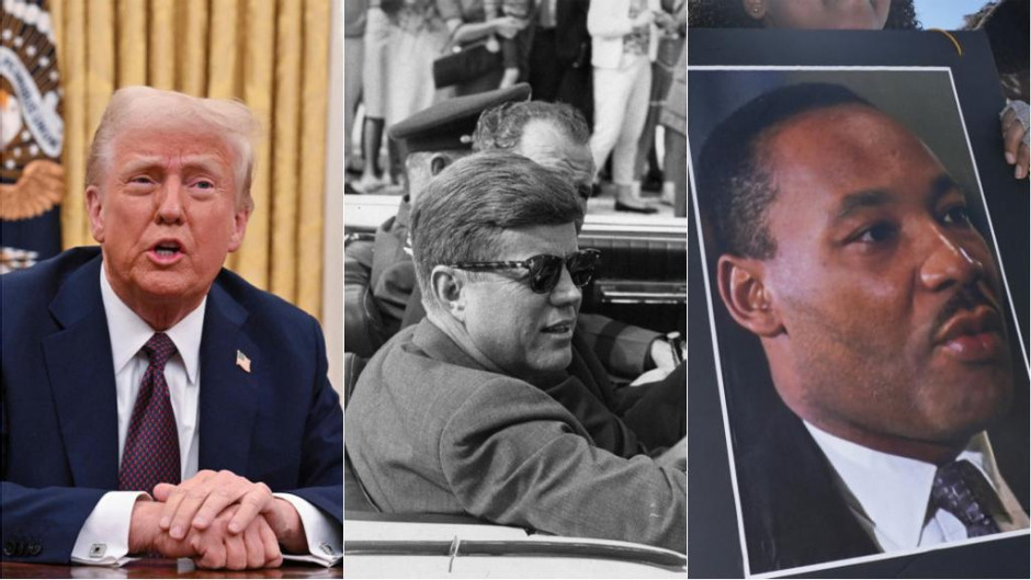 Trump ordena la desclasificación de documentos sobre los asesinatos de Kennedy y Martin Luther King Jr.